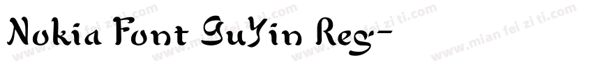 Nokia Font GuYin Reg字体转换